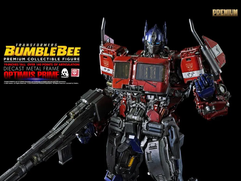 ThreeZero Transformers Bumblebee Movie Optimus Prime Premium Scale Figure