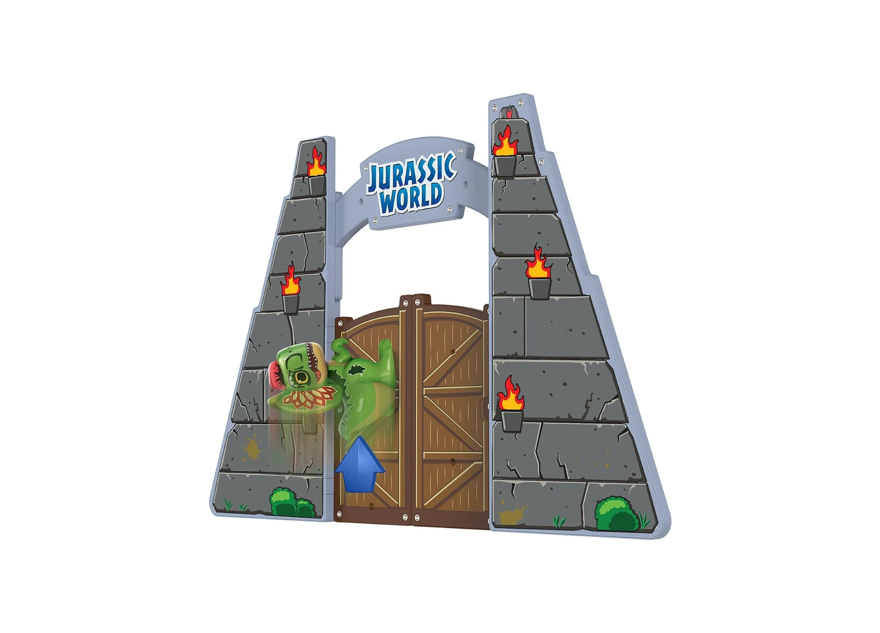 Tile Town Jurassic World Dino Escape Magnetic Tiles Playset, 69 Piece