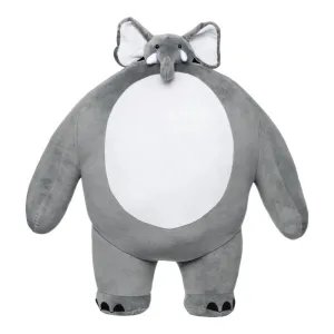 Tiny Headed Kingdom Dorrit Plush Elephant 15 inch - Soft Grey