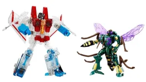 Transformers BWVS-08 Ghost Starscream vs. Haunted Waspinator Premium Finish 2 Pack Action Figure