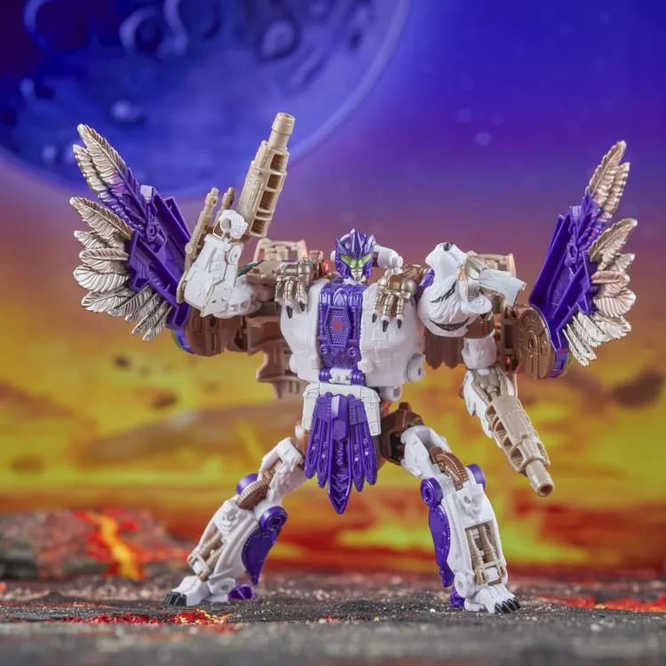 Transformers Generations Legacy United Leader Class Beast Wars Universe Tigerhawk Action Figure