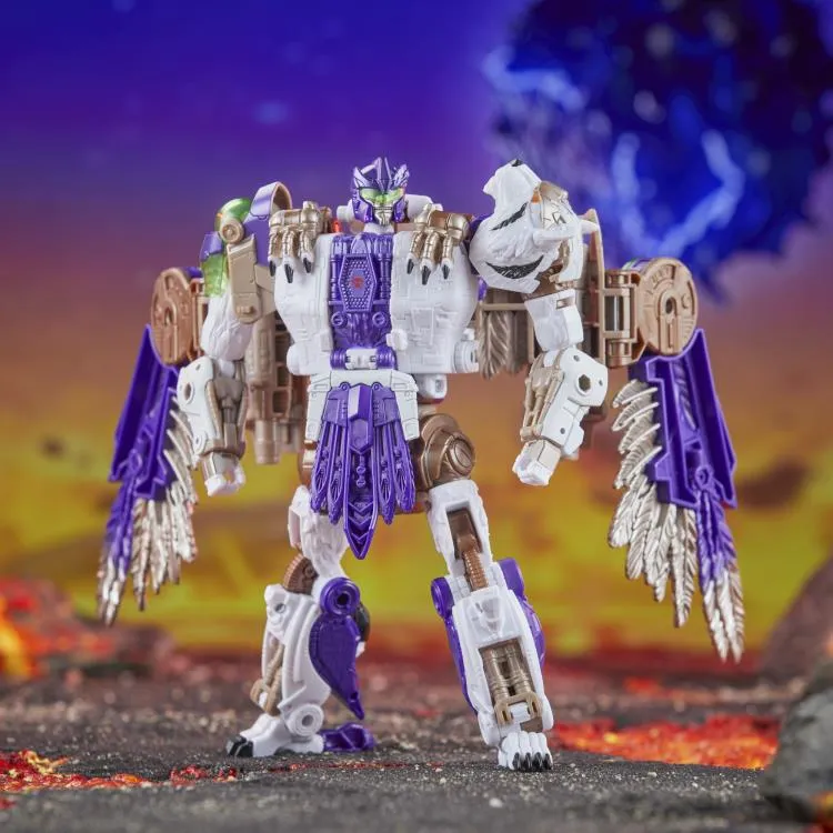 Transformers Generations Legacy United Leader Class Beast Wars Universe Tigerhawk Action Figure