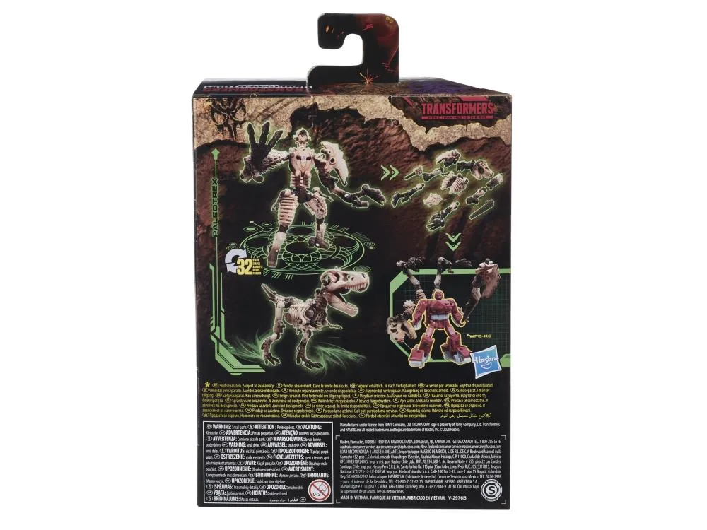 Transformers Generations War For Cybertron: Kingdom Deluxe Paleotrex Action Figure WFC-K7