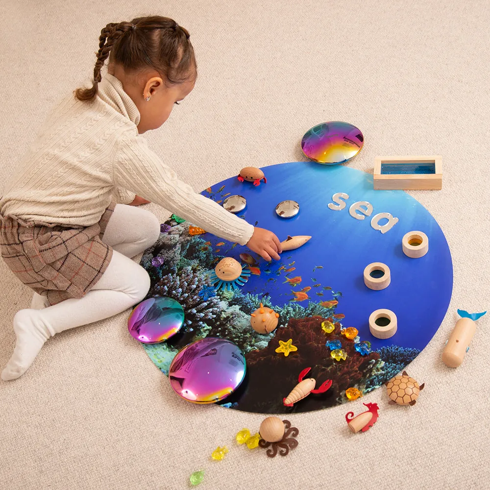 Under The Sea Sensory Play Mat for Light Tables