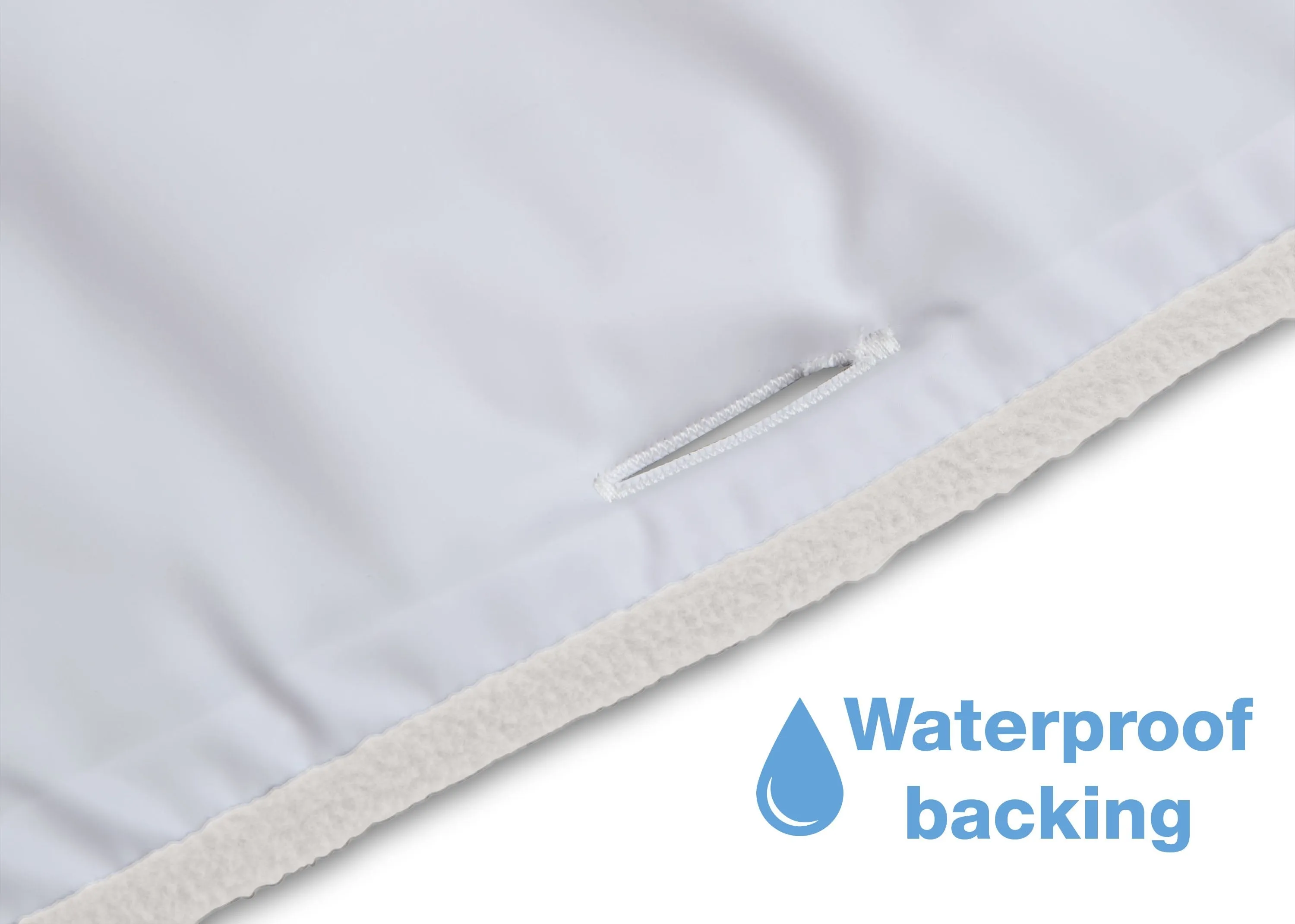 Waterproof Fleece Crib Rail Covers/Protectors for Short Side Rails, 2 Pack